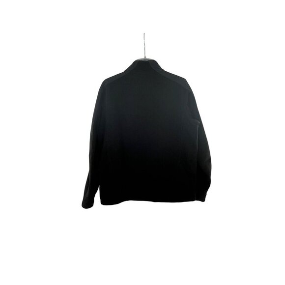 Marmot‎ Mens Windstopper Black Full-Zip Fleece Jacket Large Pockets Velcro Cuffs - Picture 2 of 15